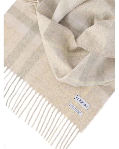 lyst burberry|Burberry Scarfs in Natural .